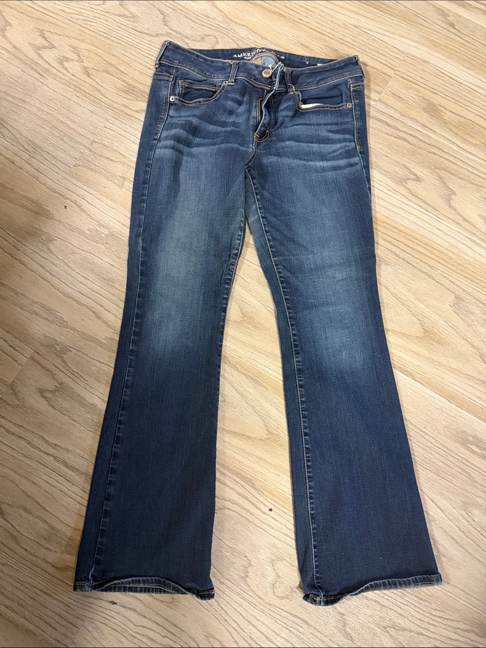 American Eagle Outfitters Dark Blue Flare Jeans